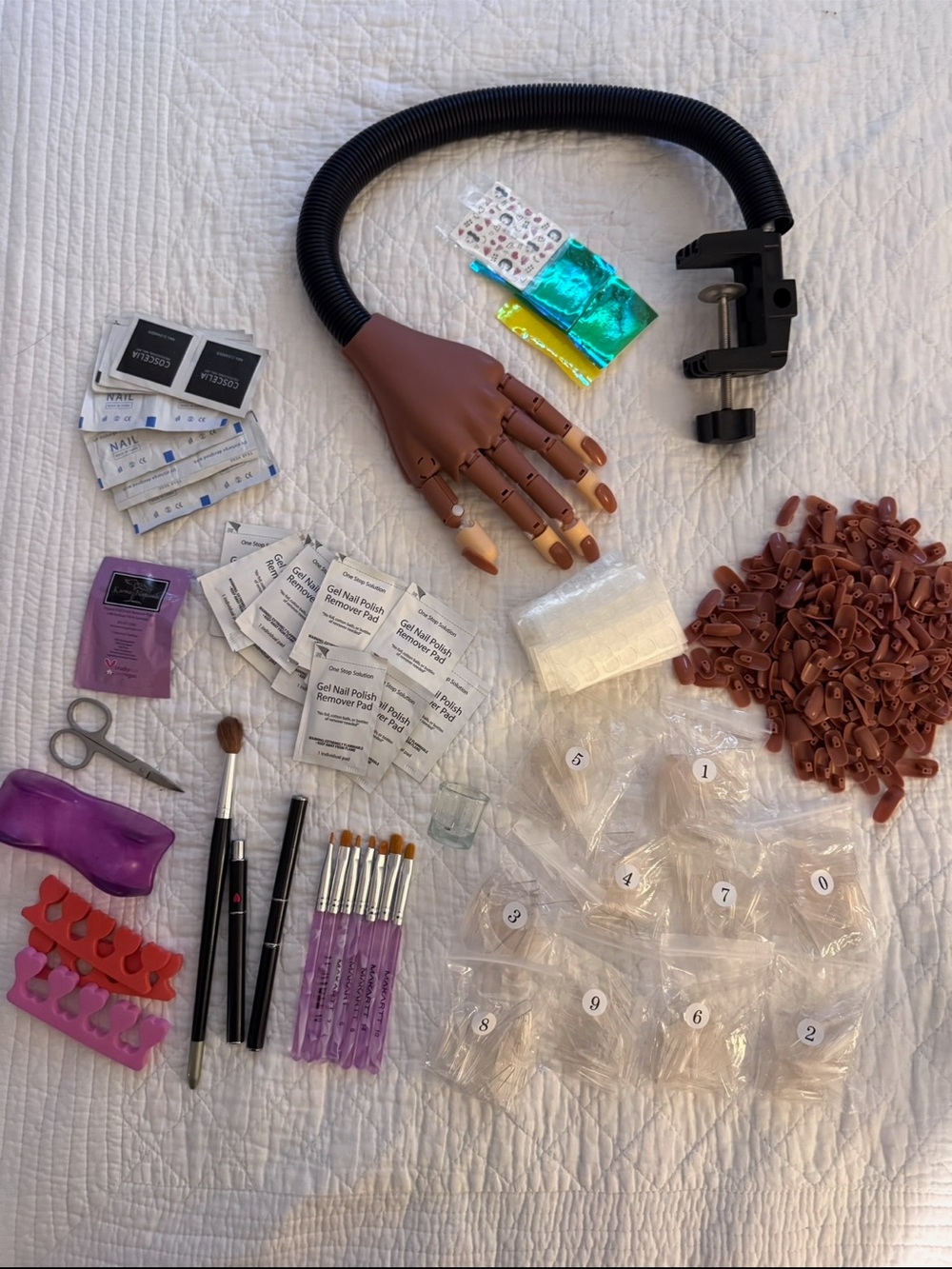 Practice Mannequin Hand with Supplies NWOT
